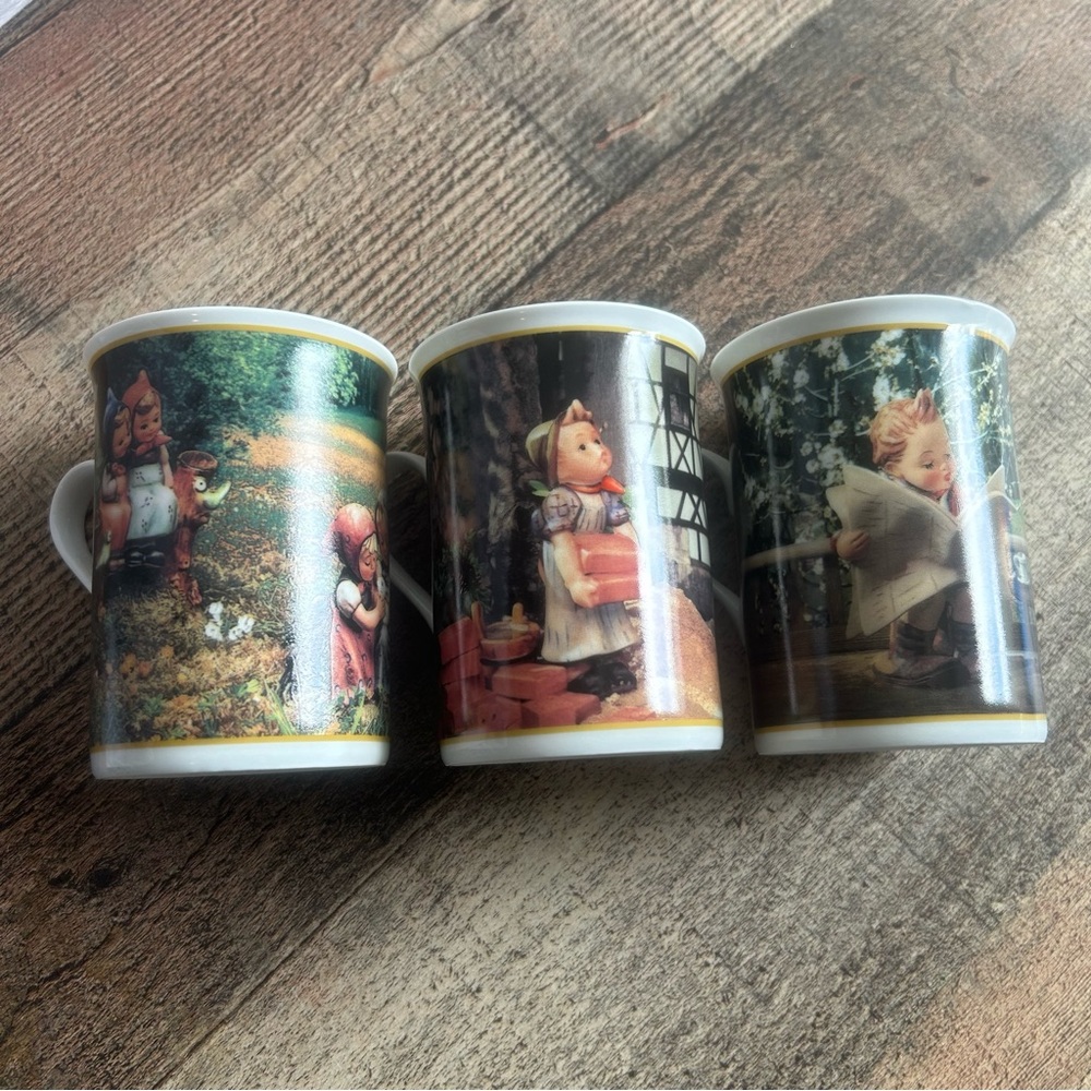 Hummel Collector Month Mugs Set of 3. Danbury Mint